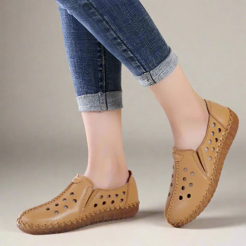 Wide Fit Lightweight Slip-On Flat Shoes
