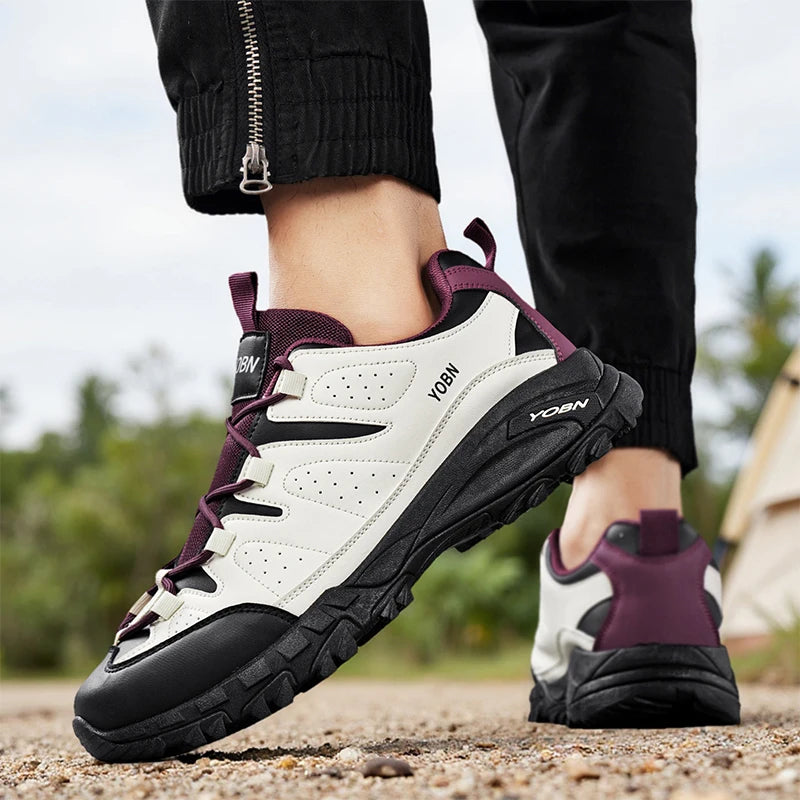 Men's Outdoor Hiking Shoes Low Cut Anti Slip Trekking Sneakers 1