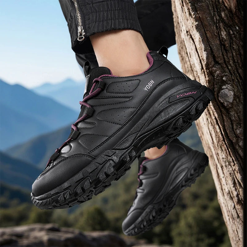 Men's Outdoor Hiking Shoes Low Cut Anti Slip Trekking Sneakers 5