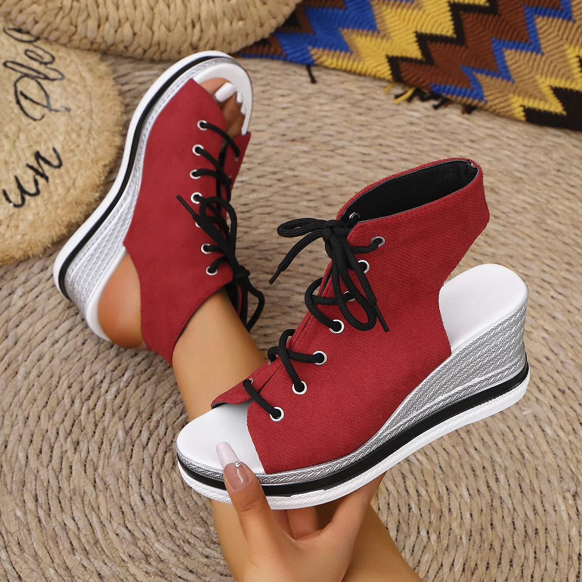 Stylish Height Boost Dressy Comfort Sandals