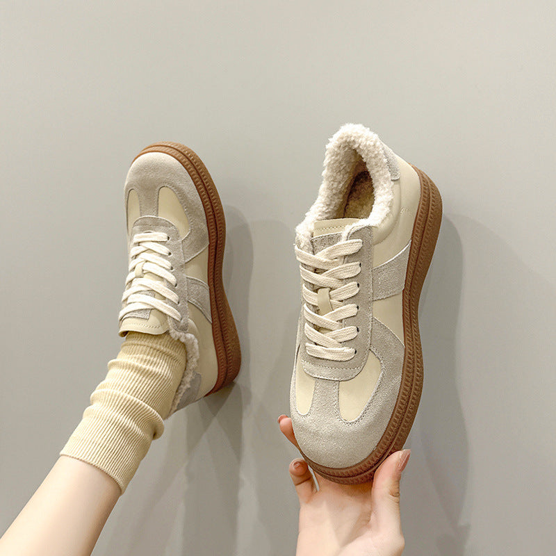 Plus Velvet Warm Casual Women's Sneakers