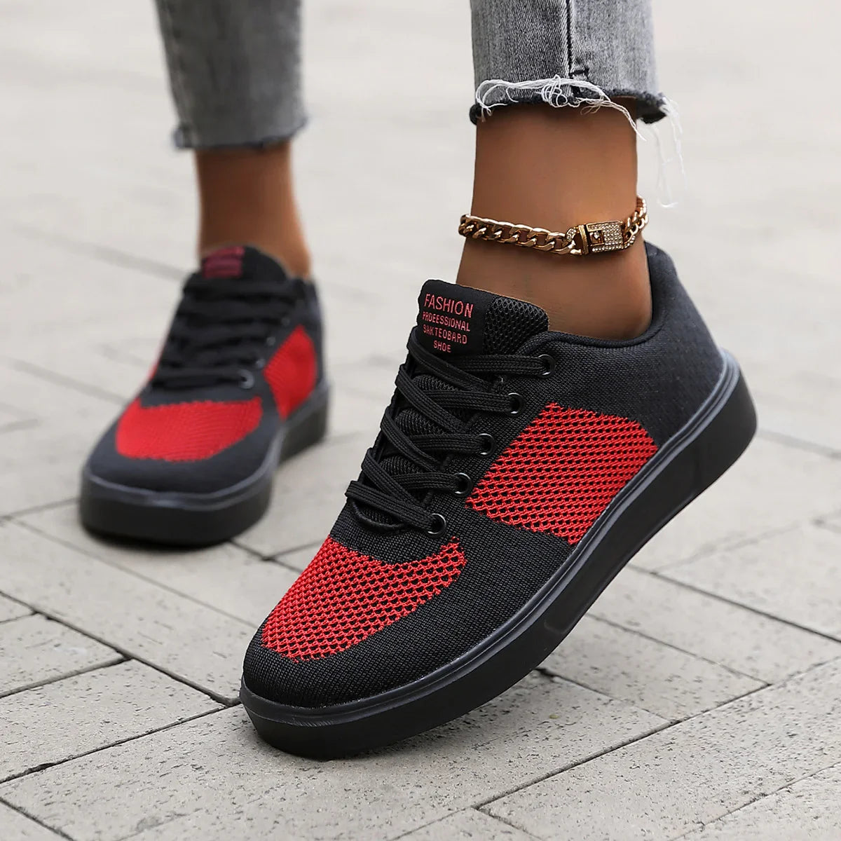 Unisex Breathable Mesh Slip-On Sneakers