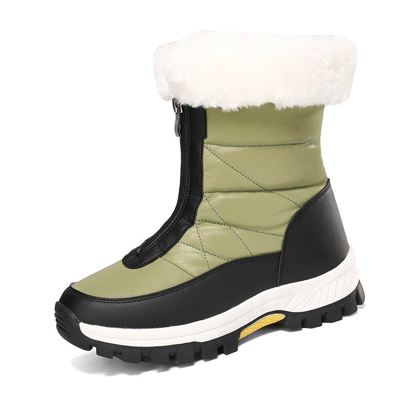 Warm Snow Boots with Velvet Cuff & Anti-Slip Sole