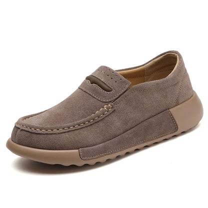 Orthopedic Cow Suede Leather Shoes for Women