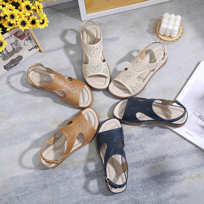 Versatile Slingback Sandals with Cushioned Footbed