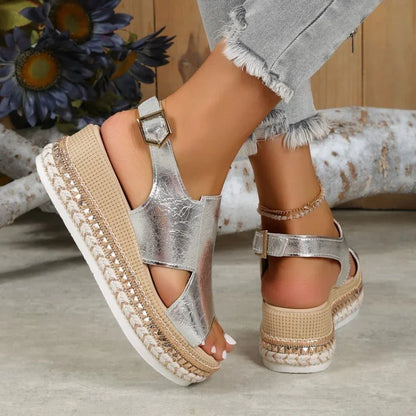 Orthopedic Chic Platform Sandals