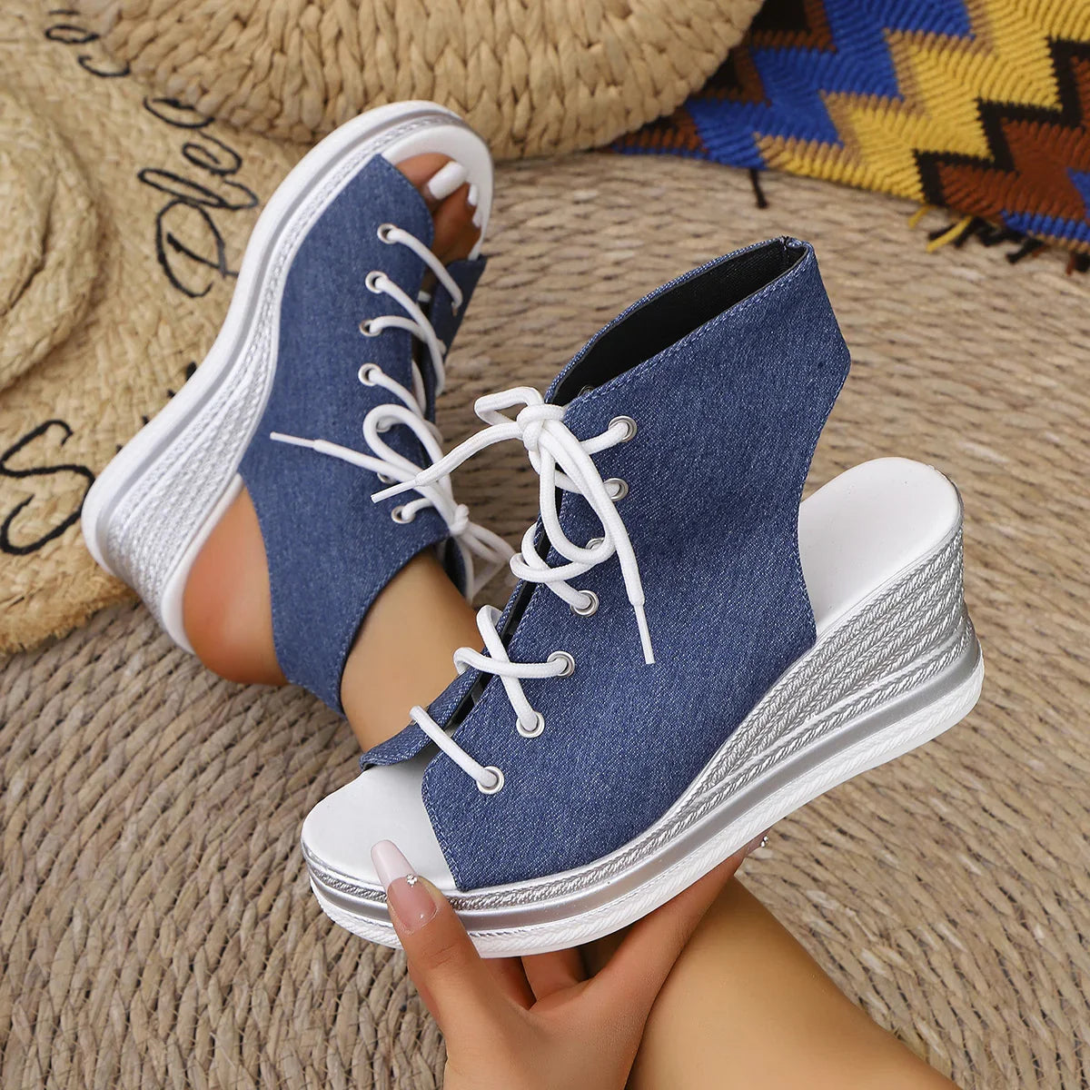 Stylish Height Boost Dressy Comfort Sandals