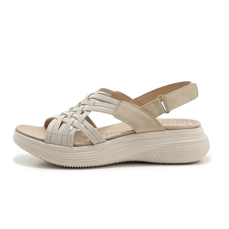 Orthopedic Strappy Wedge Sandals