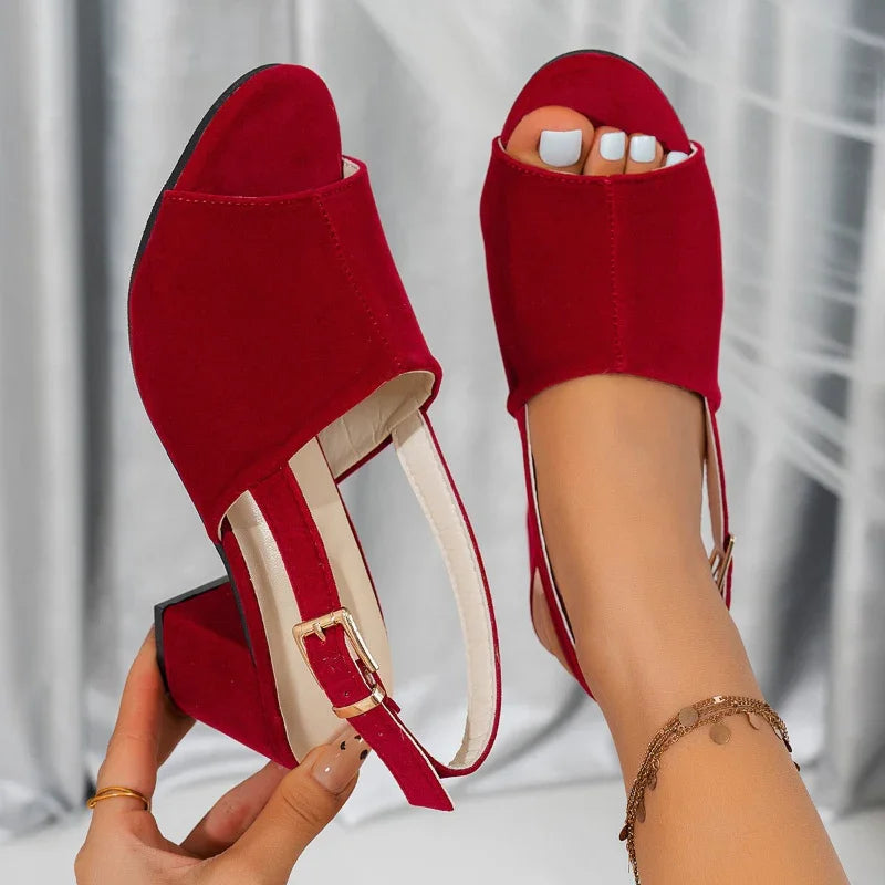 Fashionable Slingback Comfort Sandals