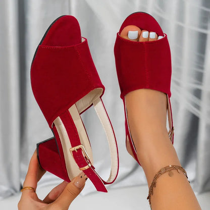 Fashionable Slingback Comfort Sandals