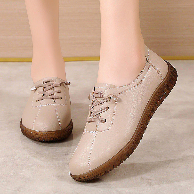 Genuine Leather Casual Shoes with Soft-sole