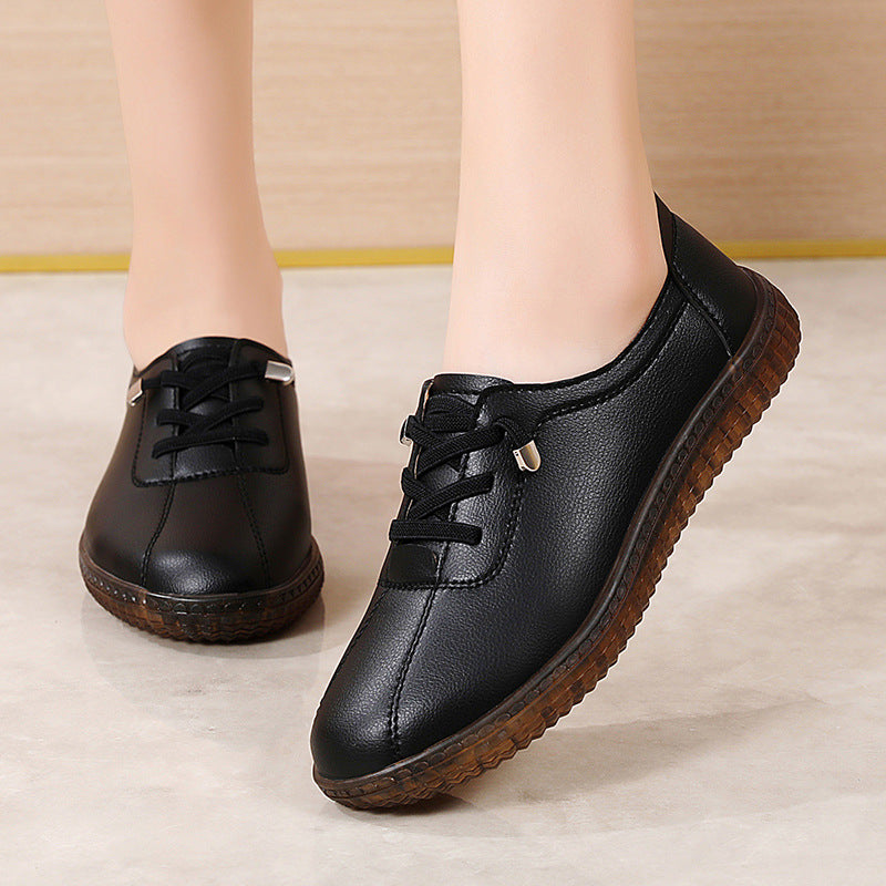 Genuine Leather Casual Shoes with Soft-sole