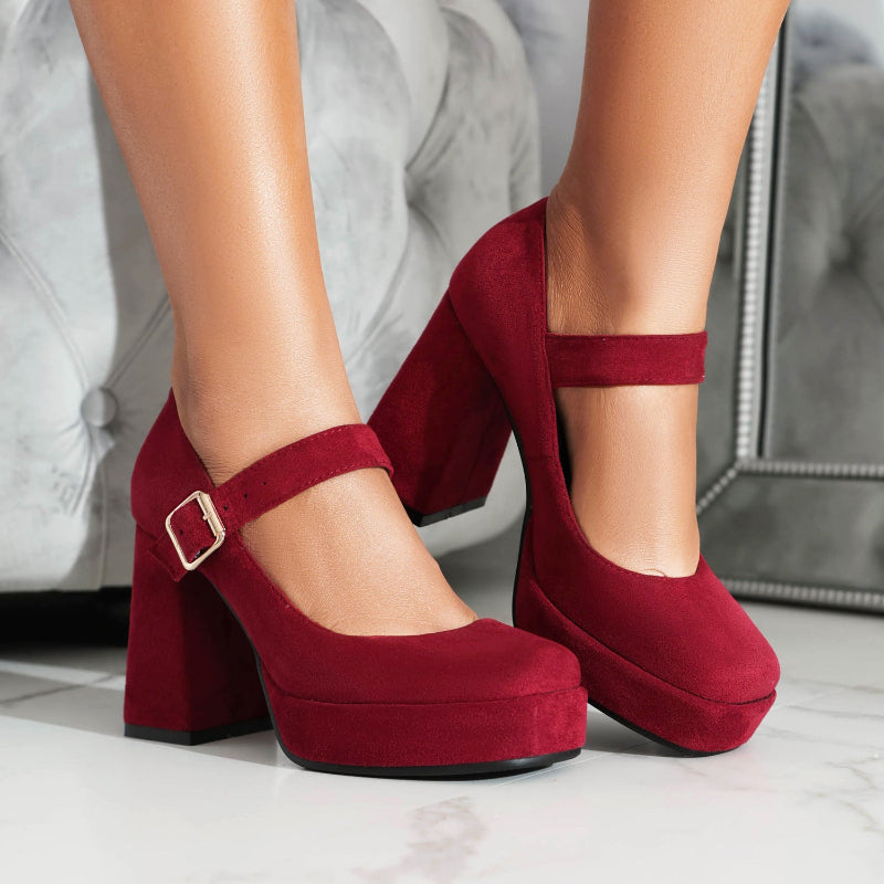 Women’s Mary Jane Block Heel Pumps