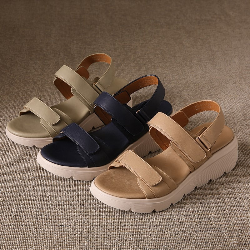 Chic Velcro Casual Sandals with Bunion-Friendly Design