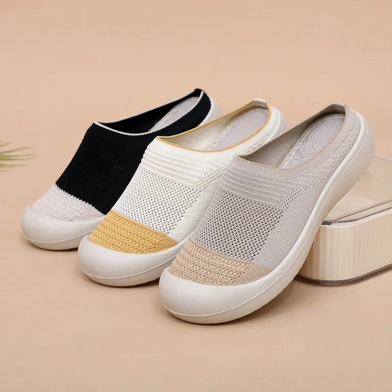 Breathable Bunion-Friendly Slip-On Mules