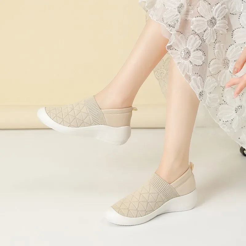 Slip-On Casual Shoes with Orthopedic Sole