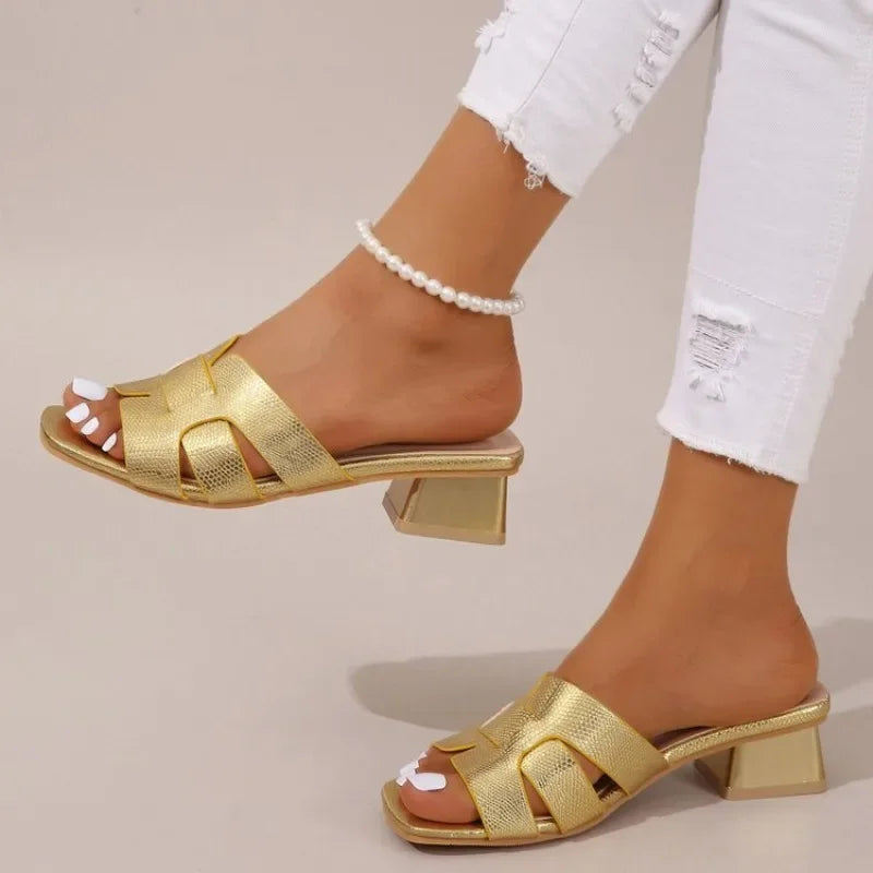 PU leren bunion sandalen 