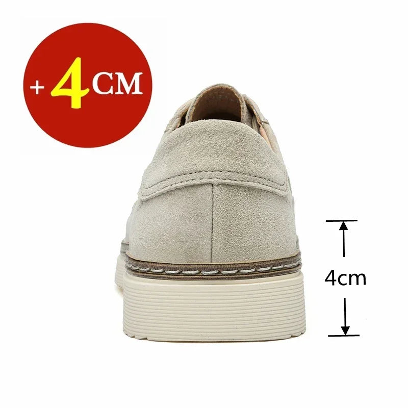 Men's Premium Suede Casual Loafers with Lift