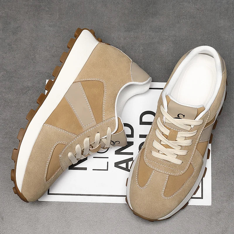 Lightweight Walking Shoes with Heel Lift