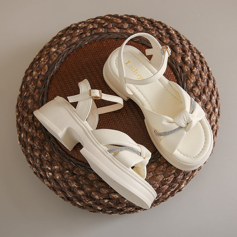 Women's Open Toe Sandals with Buckle Strap