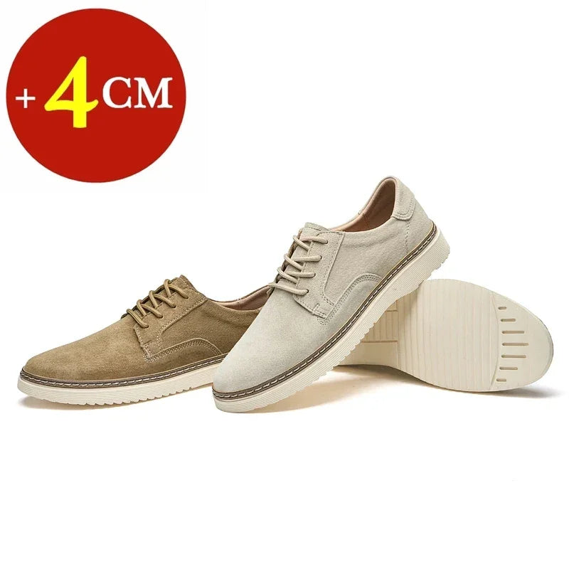 Men's Premium Suede Casual Loafers with Lift