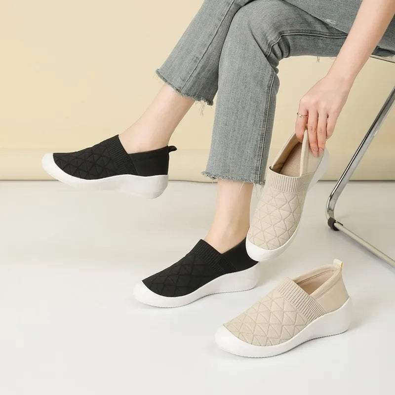 Slip-On Casual Shoes with Orthopedic Sole
