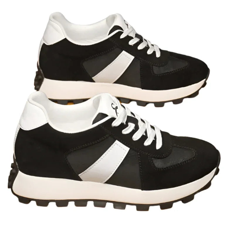 Lightweight Walking Shoes with Heel Lift