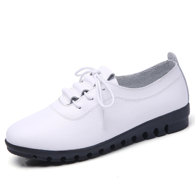 Soft Leather Women&#39;s  Shoes for Casual Wear