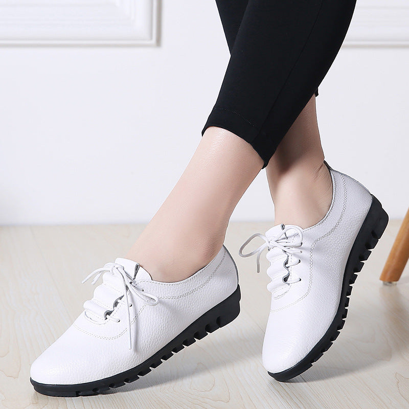 Soft Leather Women&#39;s  Shoes for Casual Wear