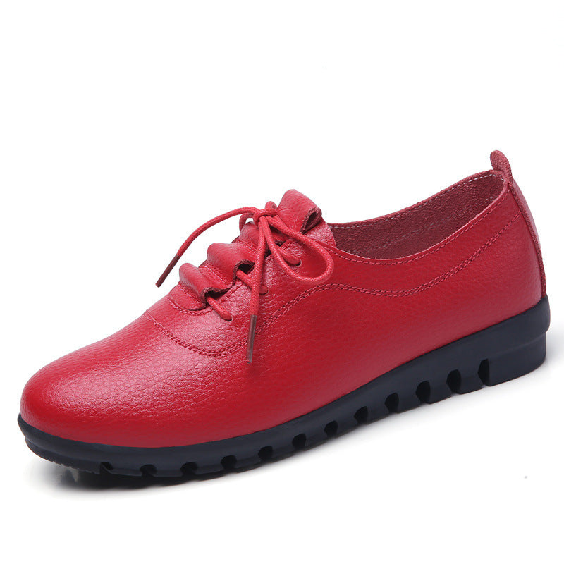 Soft Leather Women&#39;s  Shoes for Casual Wear