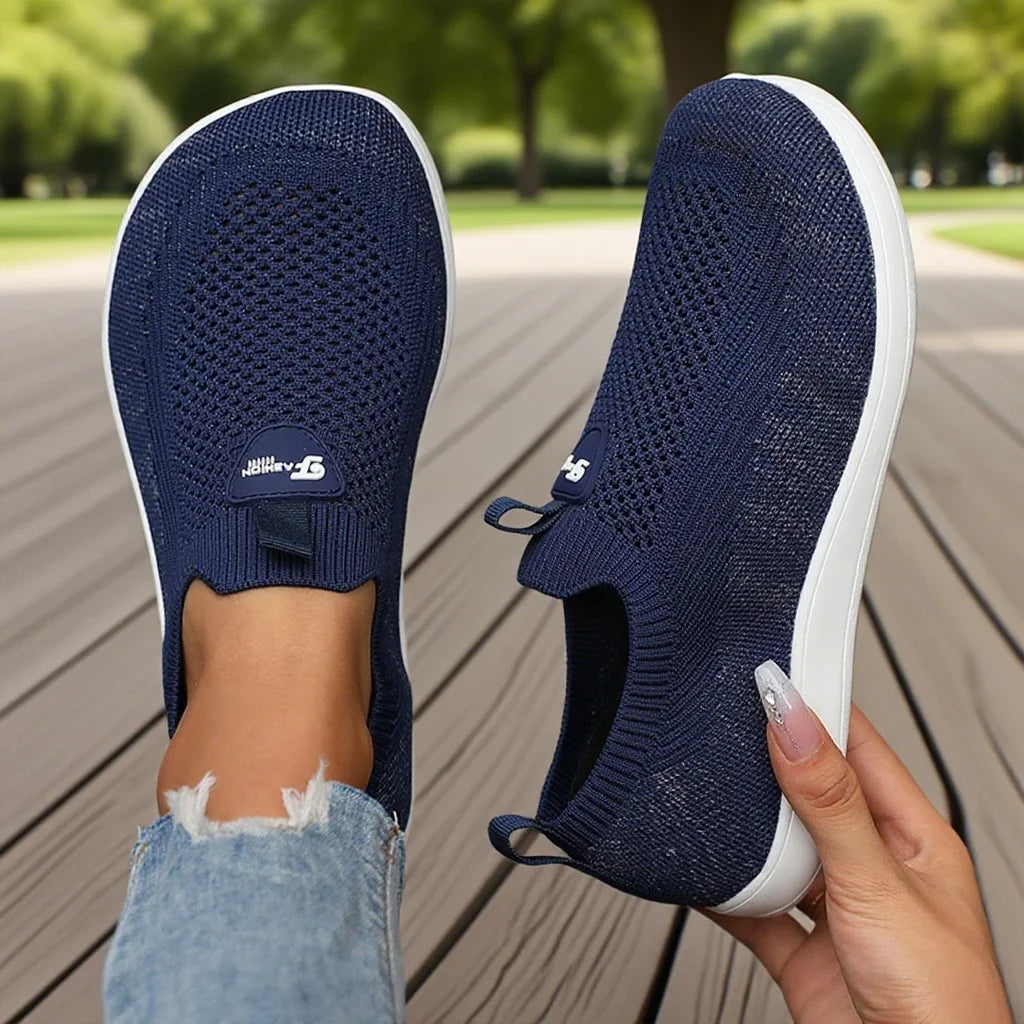 Wide Fit Sports Walking Shoes Soft Sole Anti Slip 0