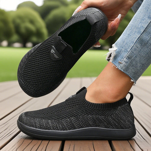 Wide Fit Sports Walking Shoes Soft Sole Anti Slip 1