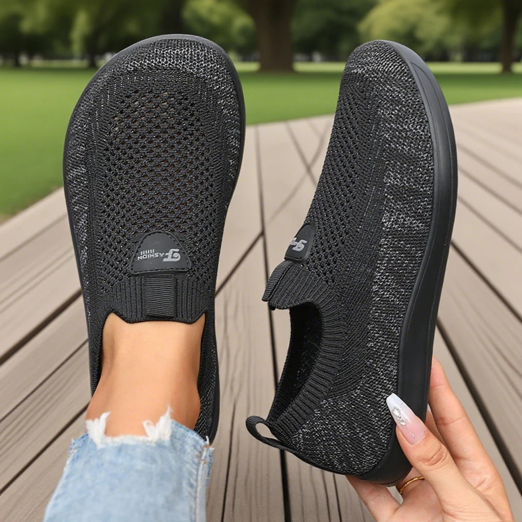Wide Fit Sports Walking Shoes Soft Sole Anti Slip 3