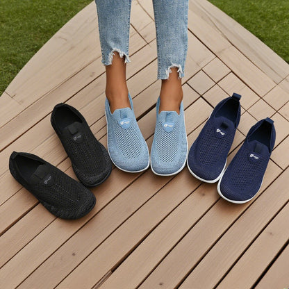 Wide Fit Sports Walking Shoes Soft Sole Anti Slip 4