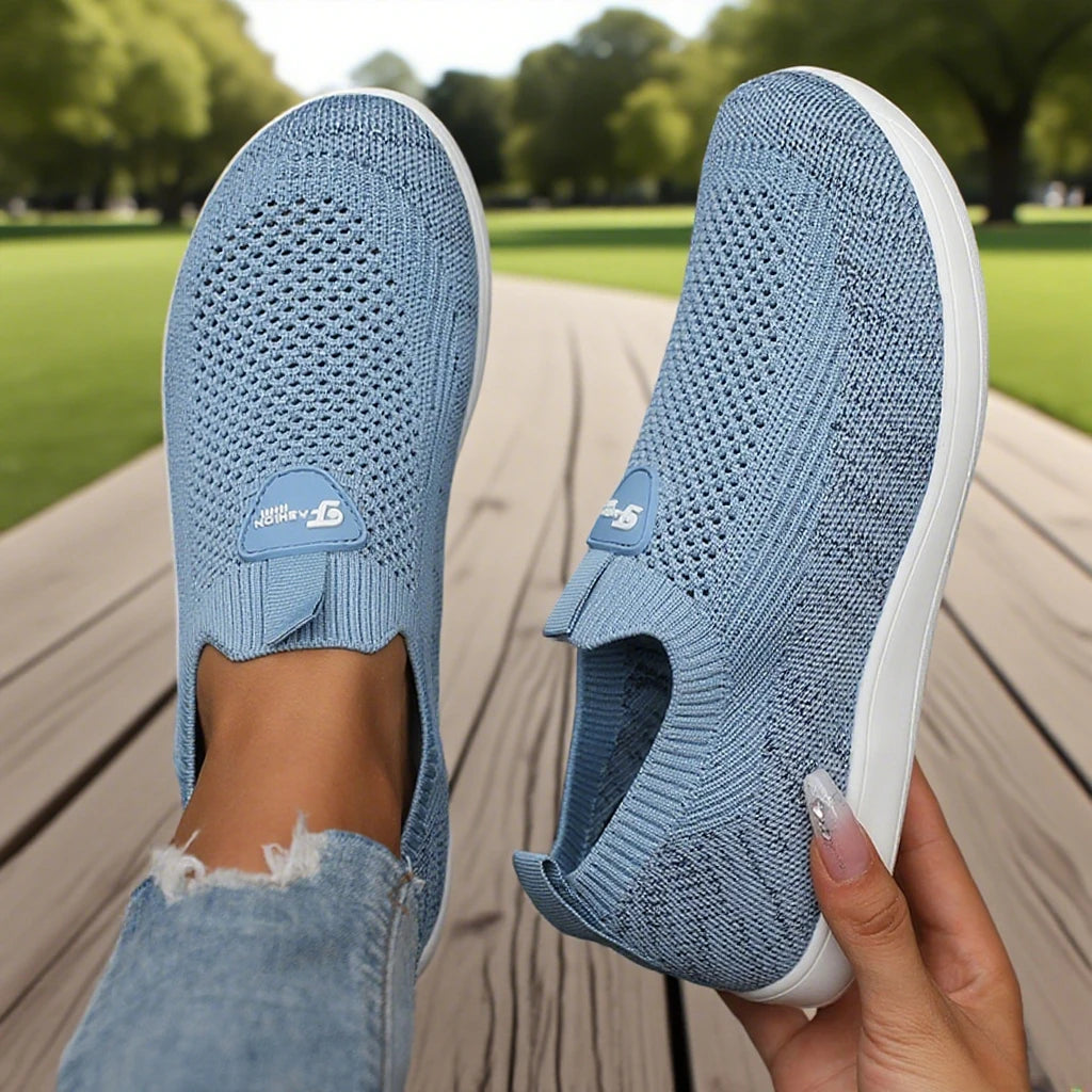 Wide Fit Sports Walking Shoes Soft Sole Anti Slip 5