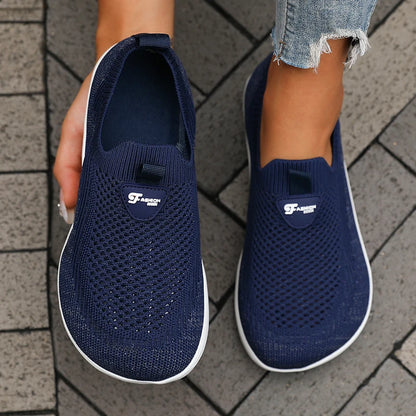 Wide Fit Sports Walking Shoes Soft Sole Anti Slip 7
