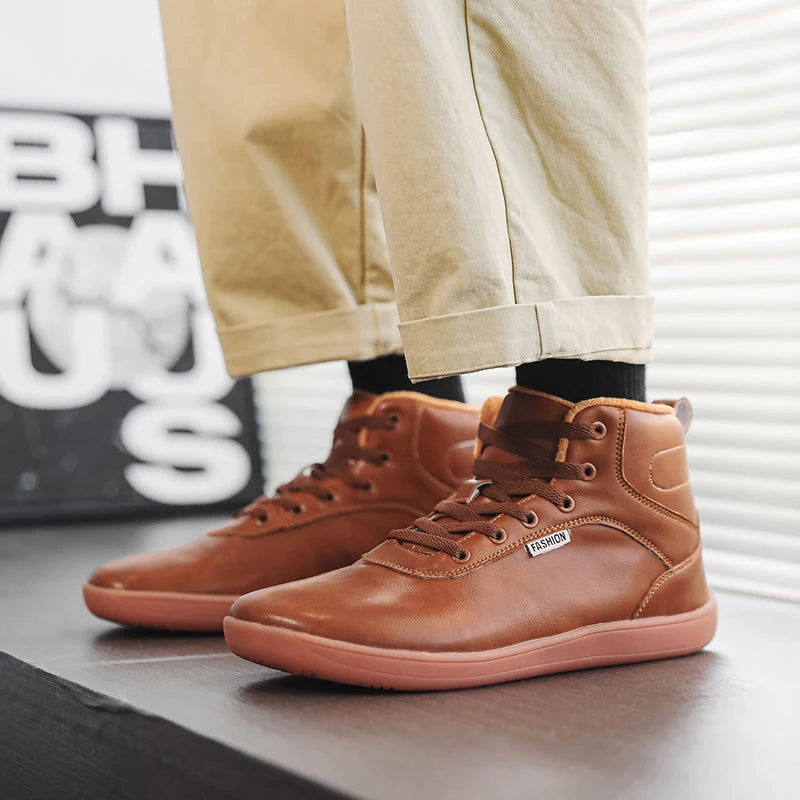 Winter High Top Sneakers Wide Toe Box 4