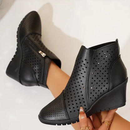 Women’s Booties Round Toe Soft Sole 1