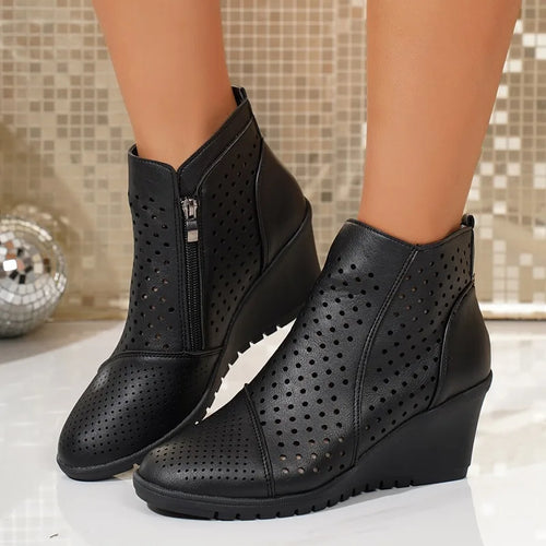 Women’s Booties Round Toe Soft Sole 2