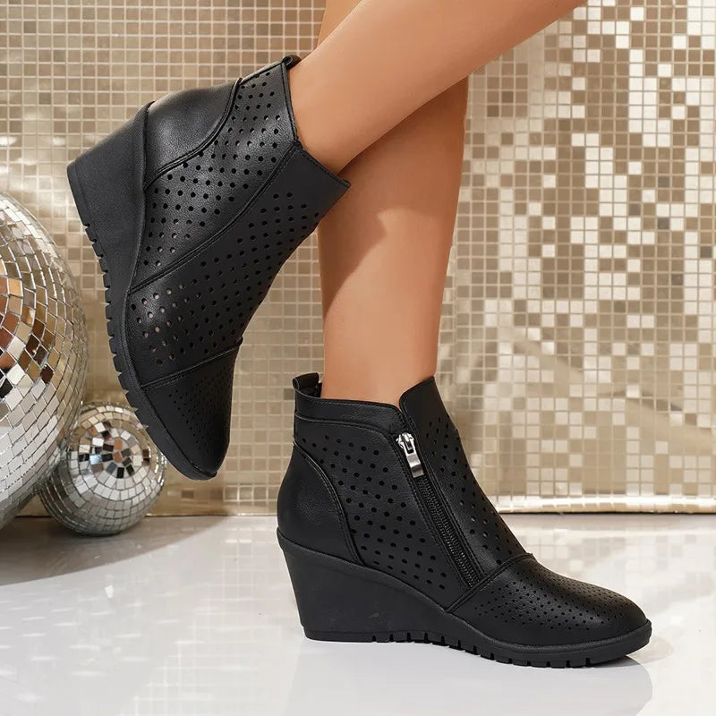 Women’s Booties Round Toe Soft Sole 4