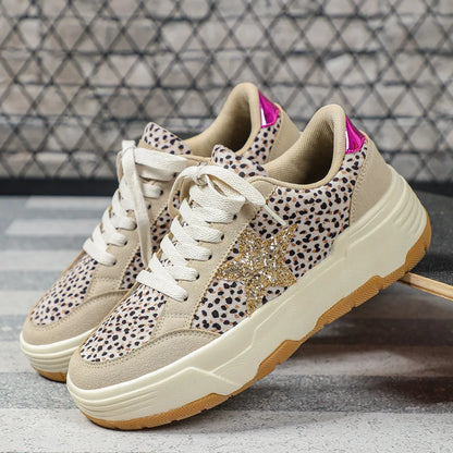 Women's Casual Skate Sneakers Thick Sole 2