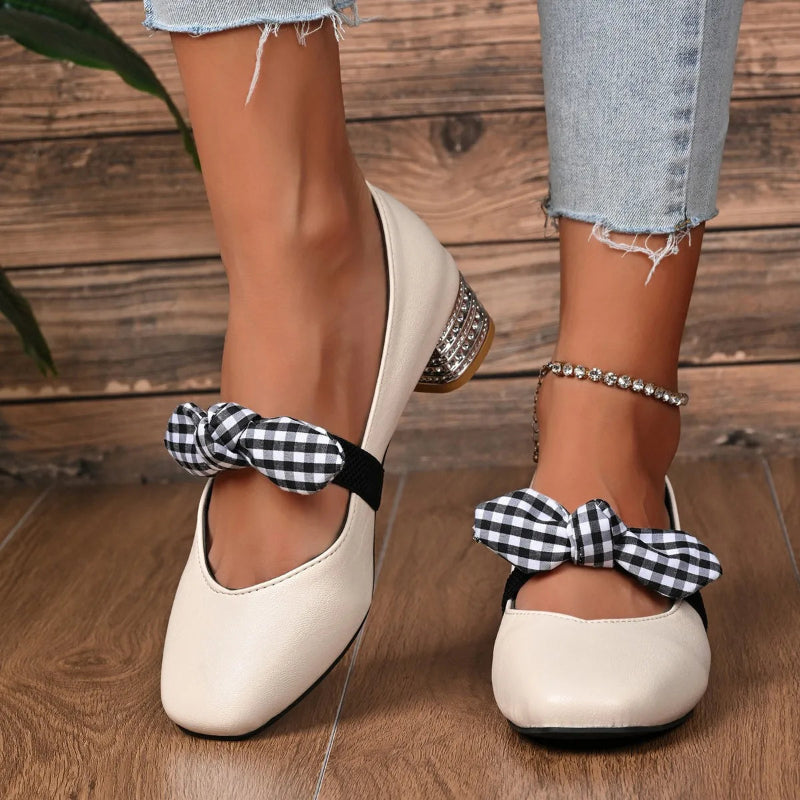 Women's Casual Slippers Low Heel PU Leather 3