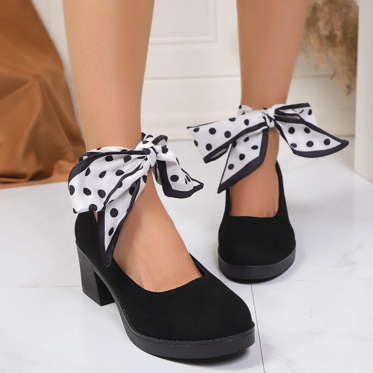 Women’s High Heels Thick Bottom Casual Shoes 0