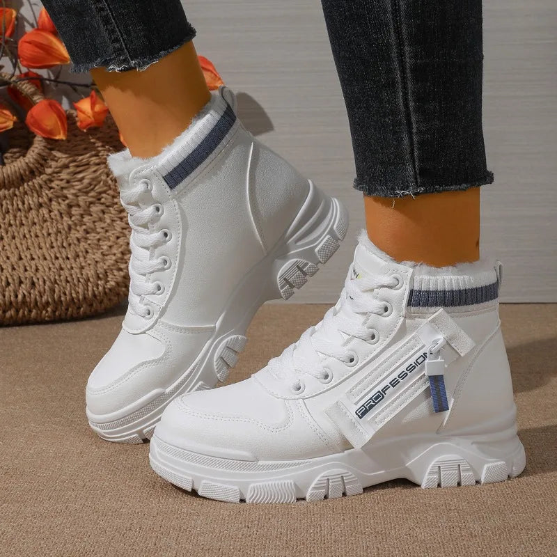 Women's High Top Casual Boots Platform 4
