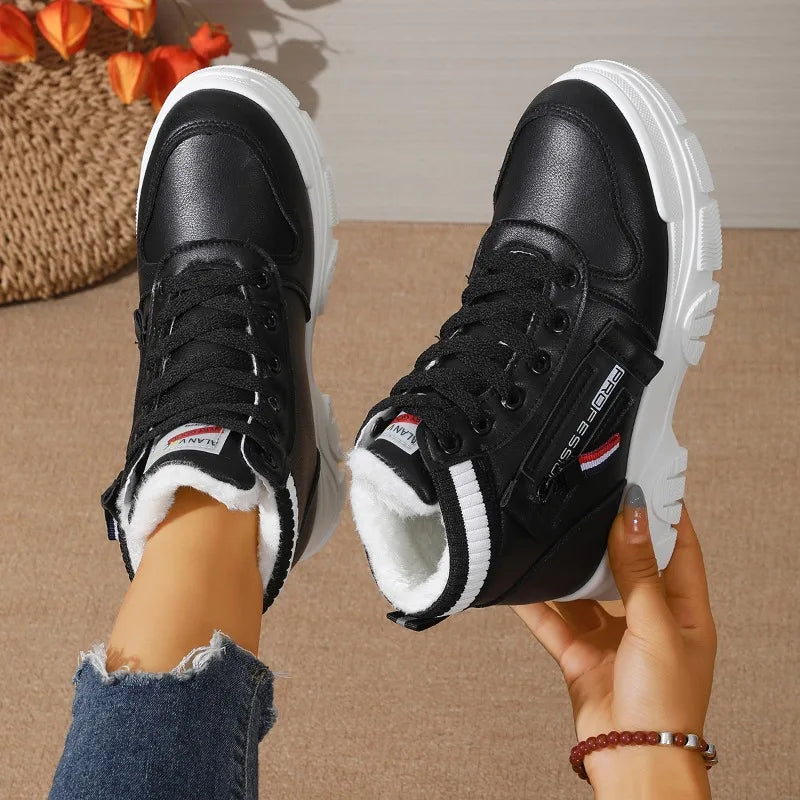 Women's High Top Casual Boots Platform 5