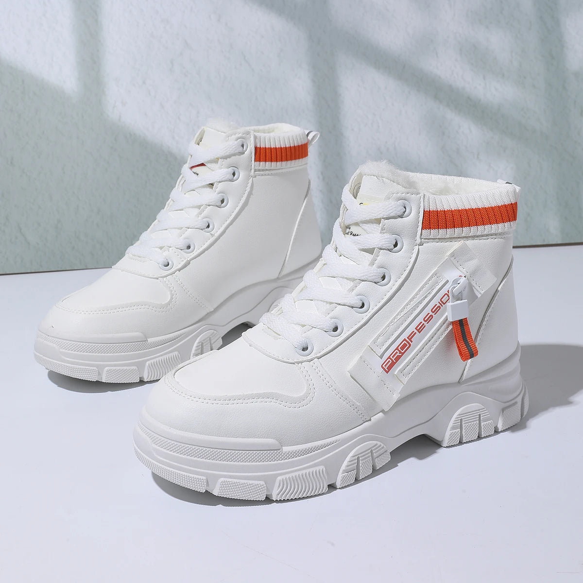 Women's High Top Casual Boots Platform 8