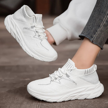 Women’s High Top Slip On Sneakers Breathable Knit 3