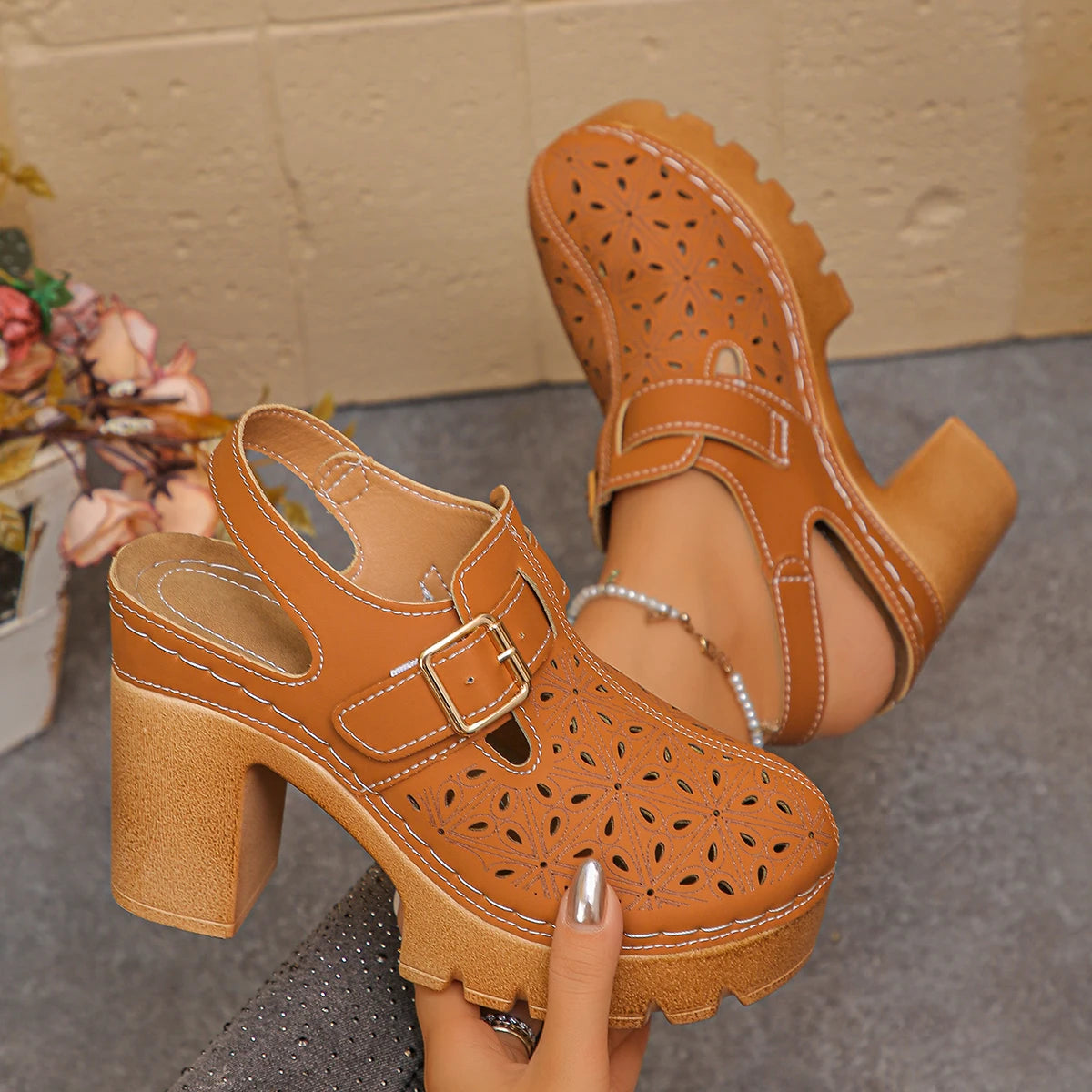 Women's Sandals Thick Bottom 4