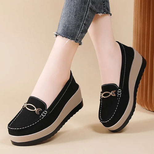 Women's Slip On Shoes Thick Sole 0