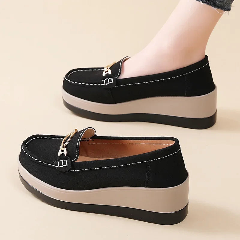 Women's Slip On Shoes Thick Sole 2